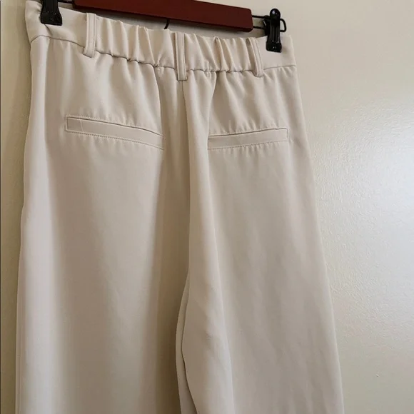 French Connection Cream Wide-Leg Trousers - Picture 9 of 15